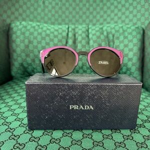 Prada Sunglasses PR 03U Pink/Plum Purple